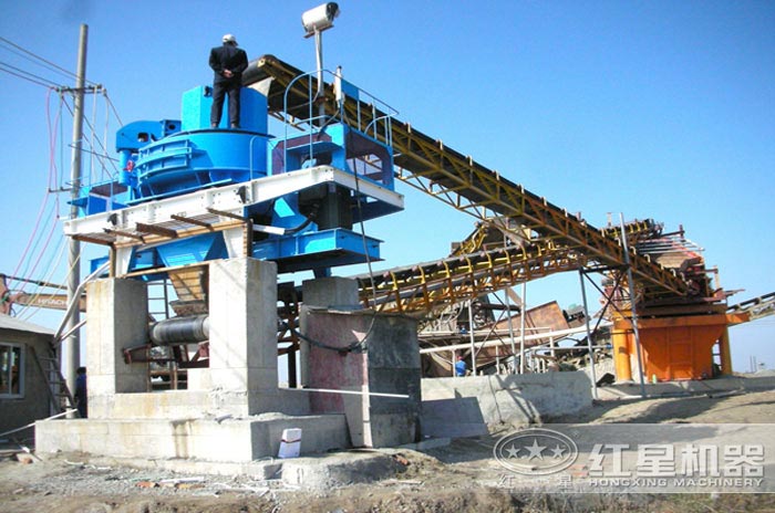 碎沙機生產線現場實拍 碎沙機生產線現場實拍