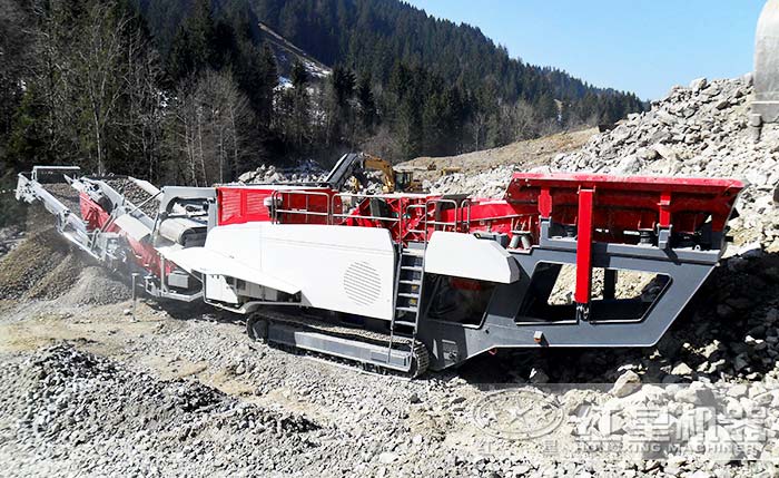 移動履帶一體式環(huán)保制砂機現(xiàn)場 移動履帶一體式環(huán)保制砂機現(xiàn)場