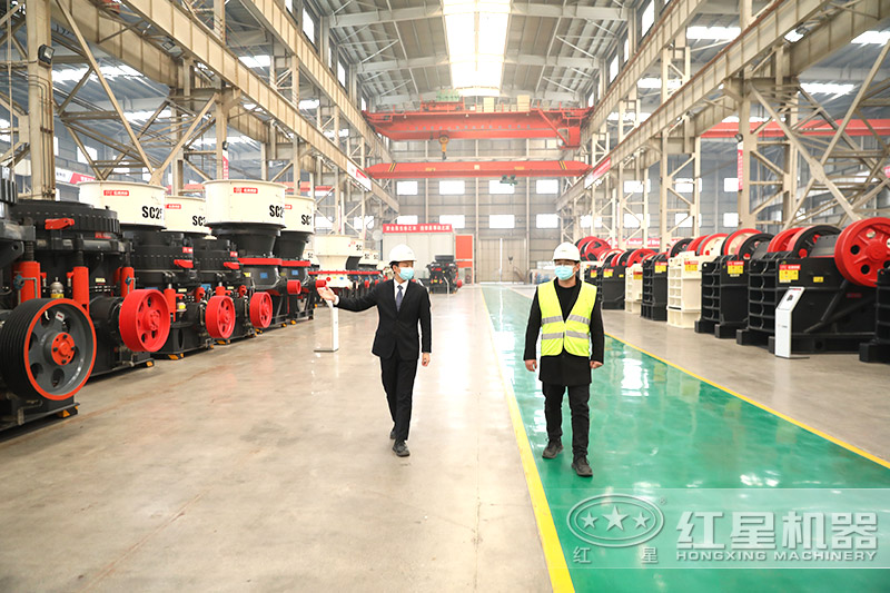 大型廠房，客戶來廠實地考察