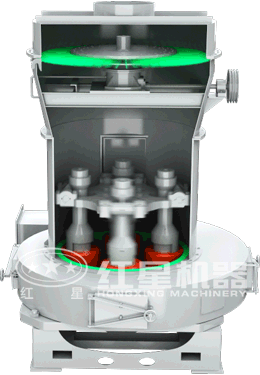 雷蒙磨粉機(jī)結(jié)構(gòu)圖 雷蒙磨粉機(jī)結(jié)構(gòu)圖